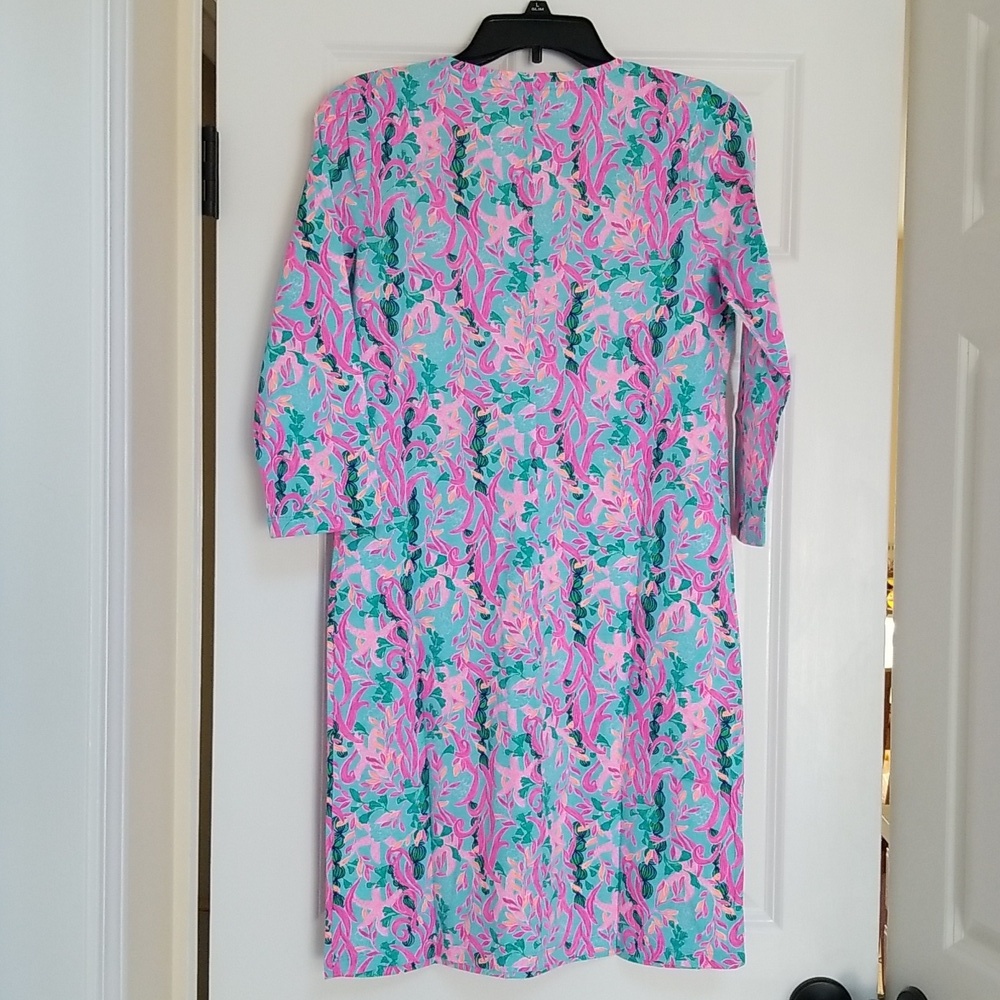 NEW Lilly Pulitzer Tessa Dress in Multi Seaweed Samba - Picture 6 of 11